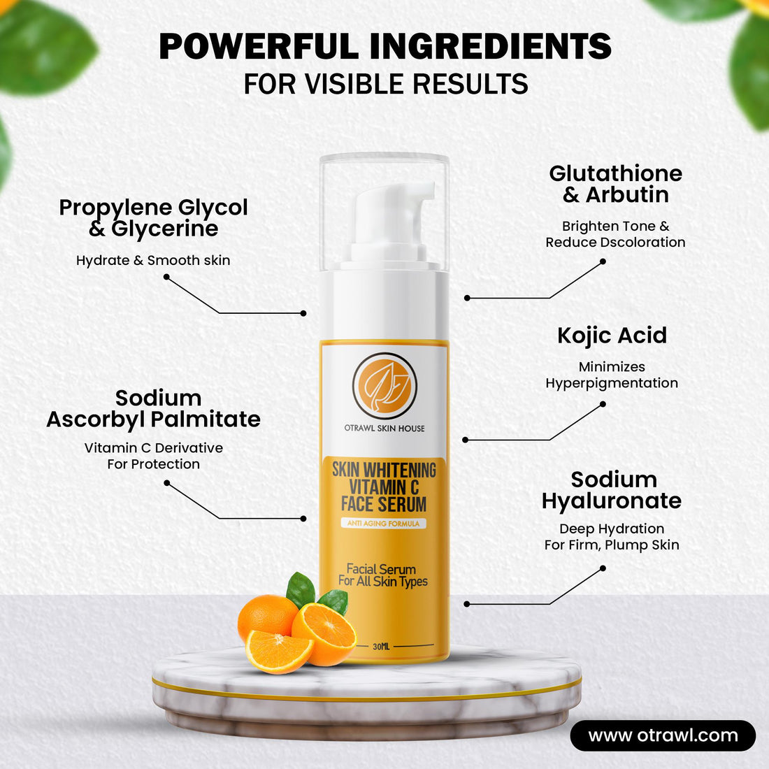 Complete Brightening Duo – Vitamin C Serum & Glow Cream